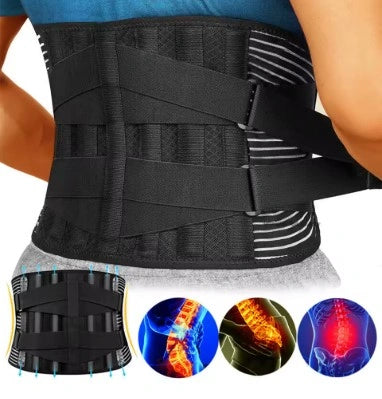 Faja Lumbar Ortopédica Premium con Doble Soporte Ajustable