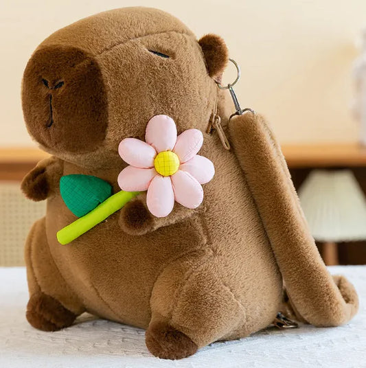 Capybara Plush Backpack